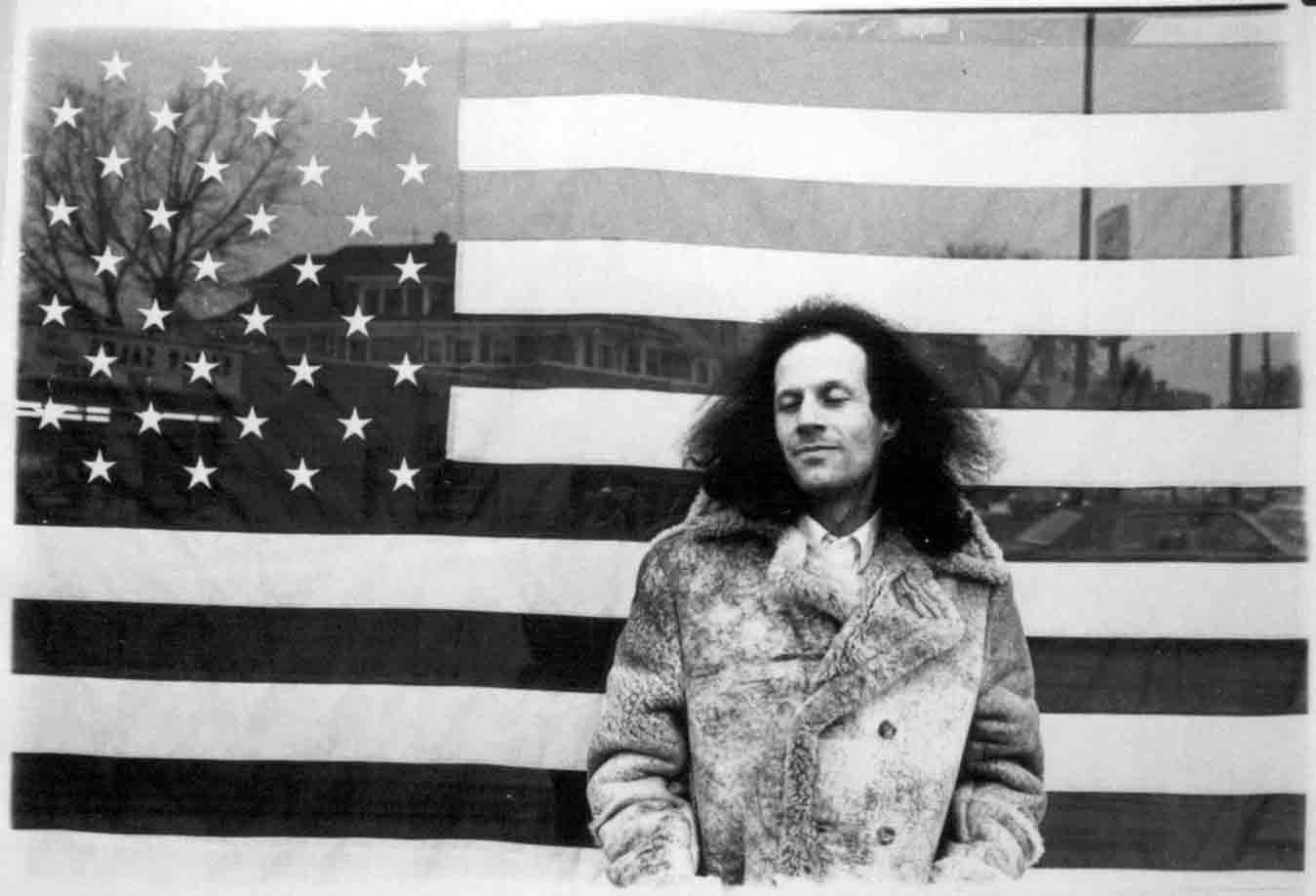 GaryStormFlagEyesClosed Gary Storm with Eyes Closed and American Flag