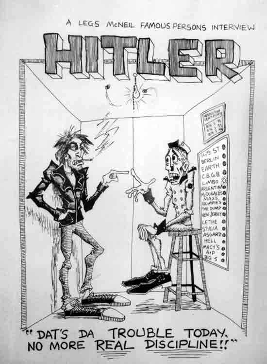Legs McNeil confronts Hitler