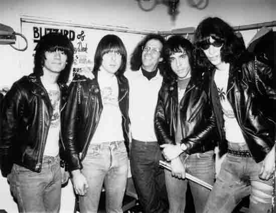 Gary Storm with the Ramones